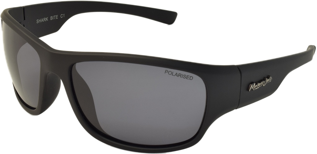Mangrove Jacks Shark Bite C1 Matte Black / Smoke Polarised Lenses