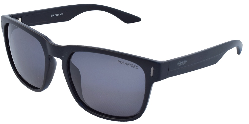Mangrove Jacks Sin City C1 Matte Black / Smoke Polarised Lenses