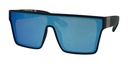 Mangrove Jacks Sin by the Sea C8 Matte Black / Ice Blue Revo Polarised Lenses