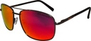 Mangrove Jacks Smoke House C3 Matte Gunmetal / Black Red Revo Polarised Lenses
