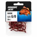 Mangrove Jacks Suicide Hook Red | Size 6/0 | 20 Pack