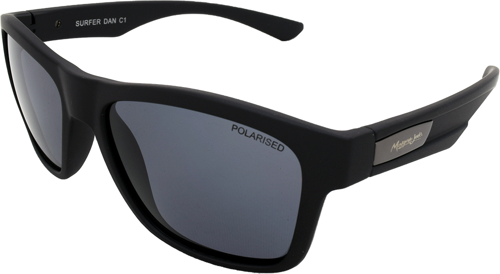 Mangrove Jacks Surfer Dan C1 Matte Black / Smoke Polarised Lenses