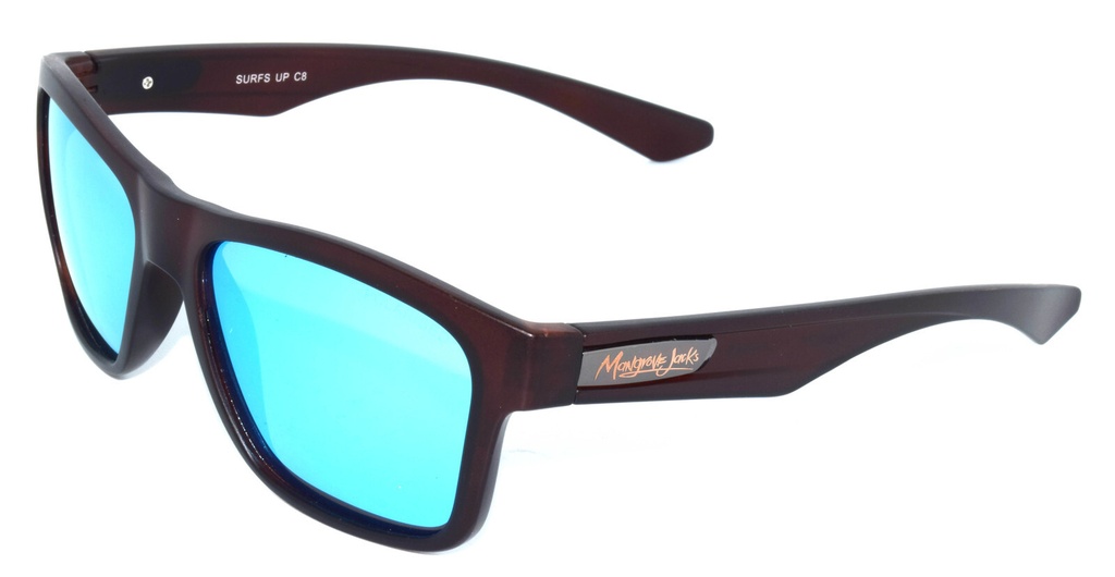 Mangrove Jacks Surfs Up C8 Crystal Brown / Ice Blue Revo Polarised Lenses