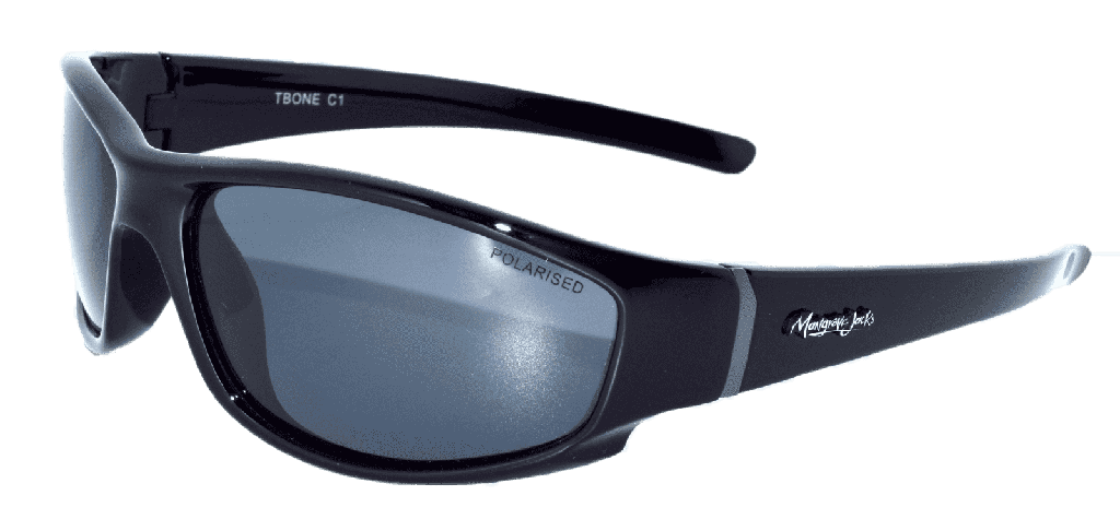 Mangrove Jacks Tbone C1 Black / Smoke Polarised Lenses