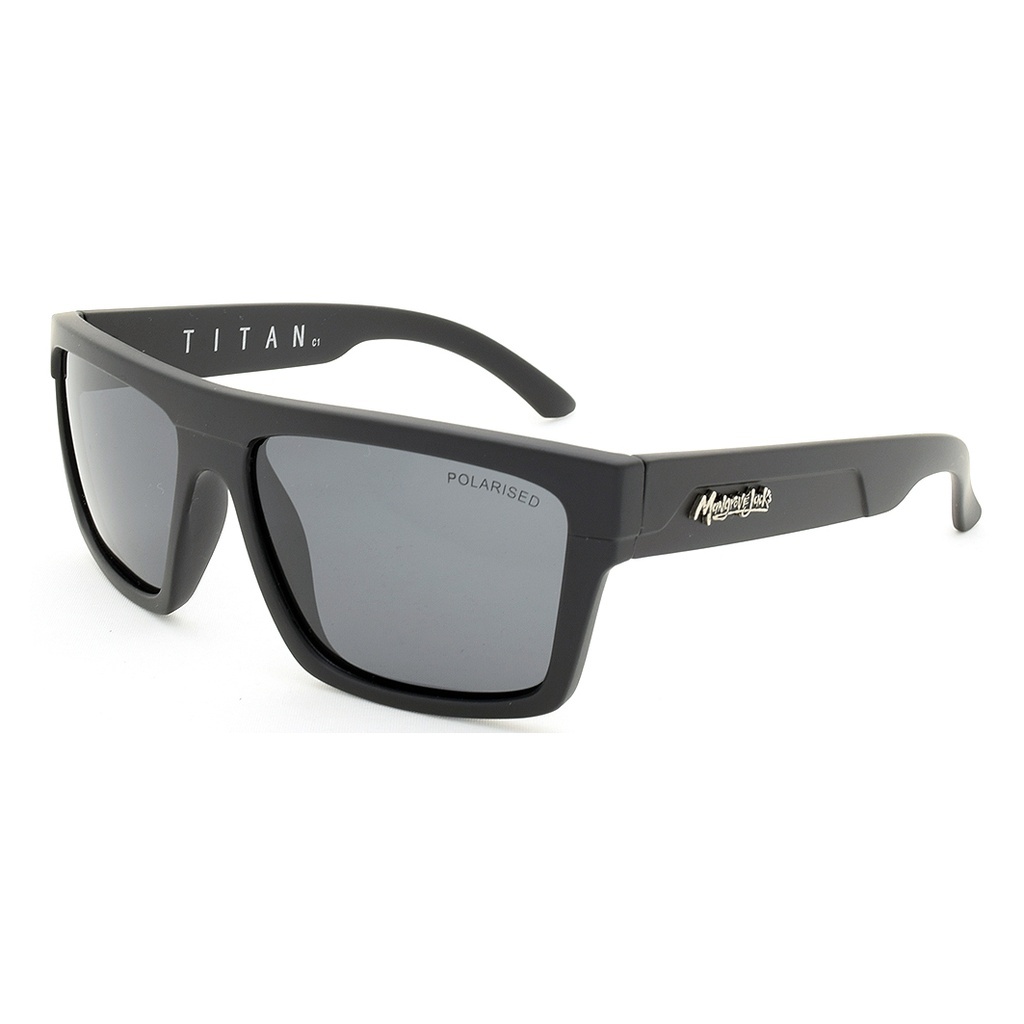 [9337217005773] Mangrove Jacks Titan C1 Matte Black / Smoke Polarised Lenses
