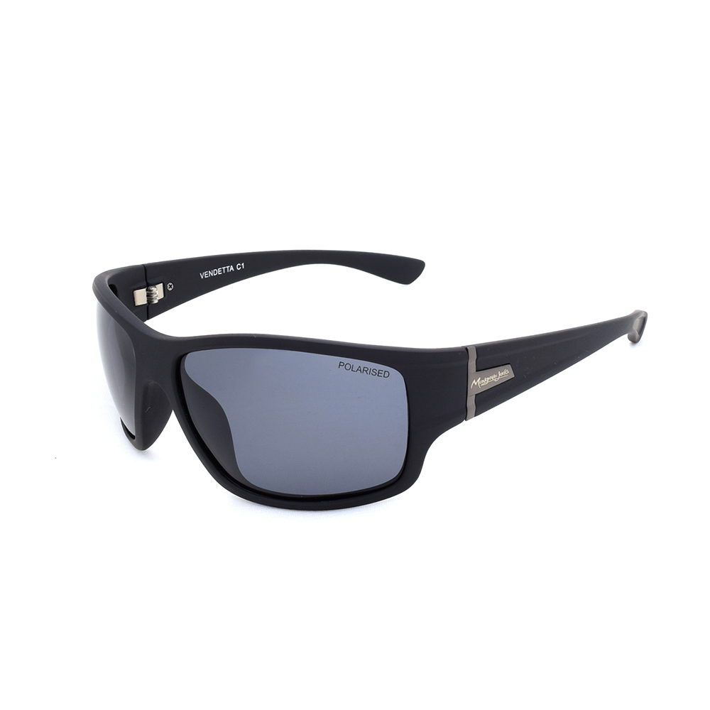 Mangrove Jacks Vendetta C1 Matte Black / Smoke Polarised Lenses