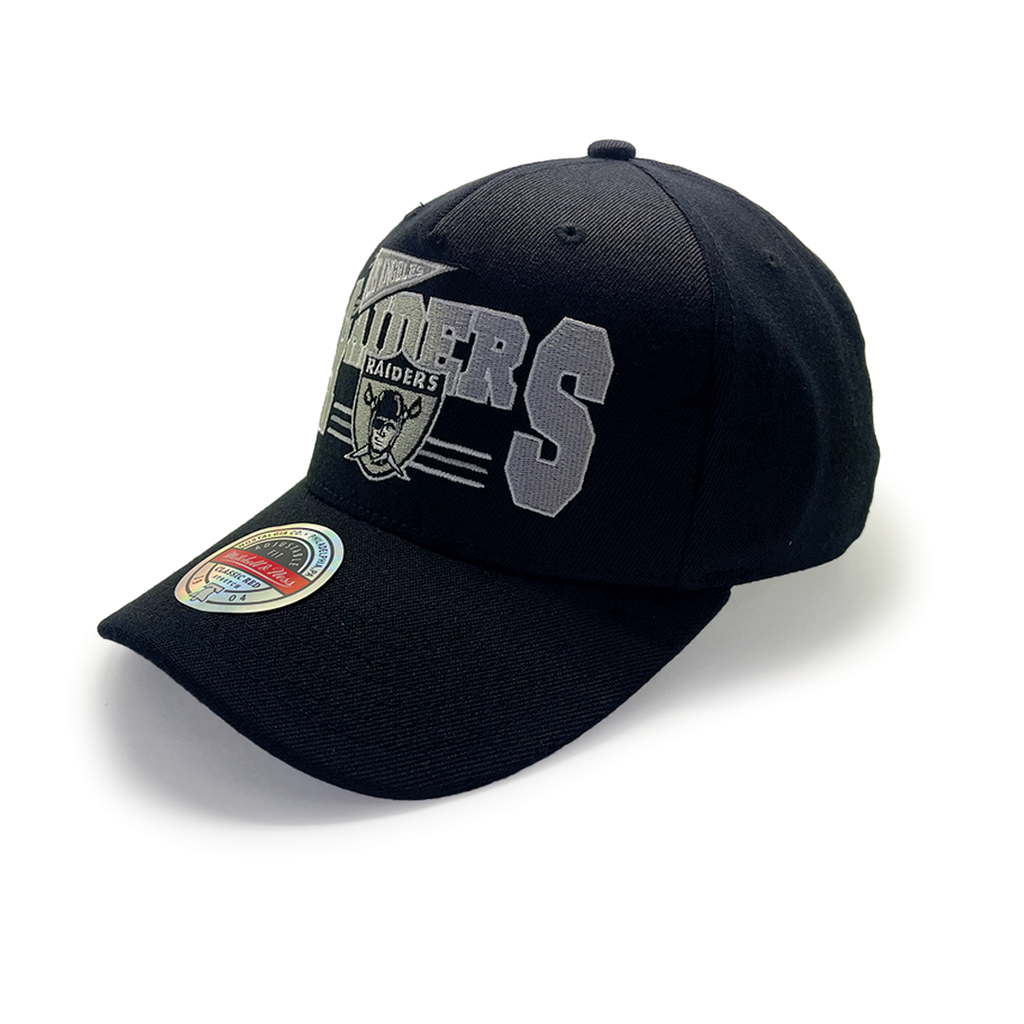 Mitchell & Ness Oakland Raiders NFL Classic Red Pennant Snapback Black OSFM MNLR2097