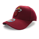 Mitchell & Ness Pro Crown Miami Heat Team Ground 2.0 NBA Cardinal Red OSFM MNMH3257