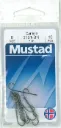 Mustad Carlisle Bait Hook Black | Size 8 | 10 Pack