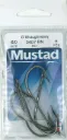 Mustad O'Shaughnessy Live Bait Hook Black | Size 6/0 | 5 Pack