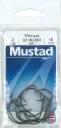 Mustad Wide Gap Hook Black | Size 2 | 10 Pack