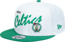 New Era Boston Celtics 9Fifty Vintage Script White/Green OSFM