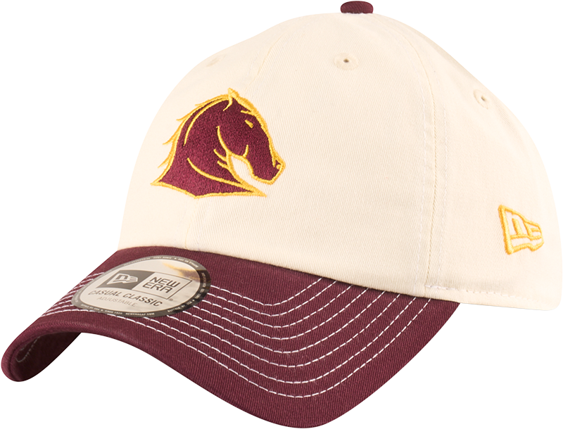 New Era Brisbane Broncos Casual Classic Two Tone Chrome Contrast Beige OSFM