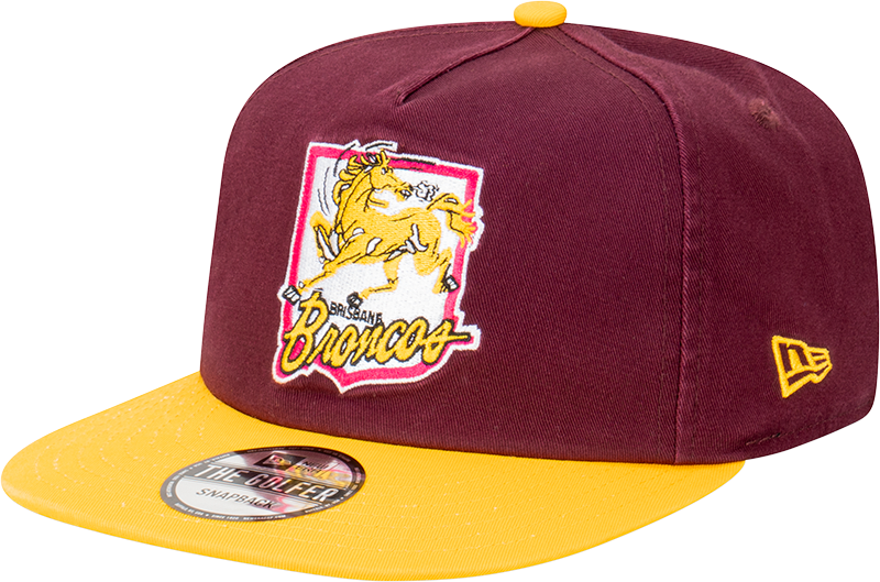 New Era Brisbane Broncos The Golfer Heritage Maroon OSFM