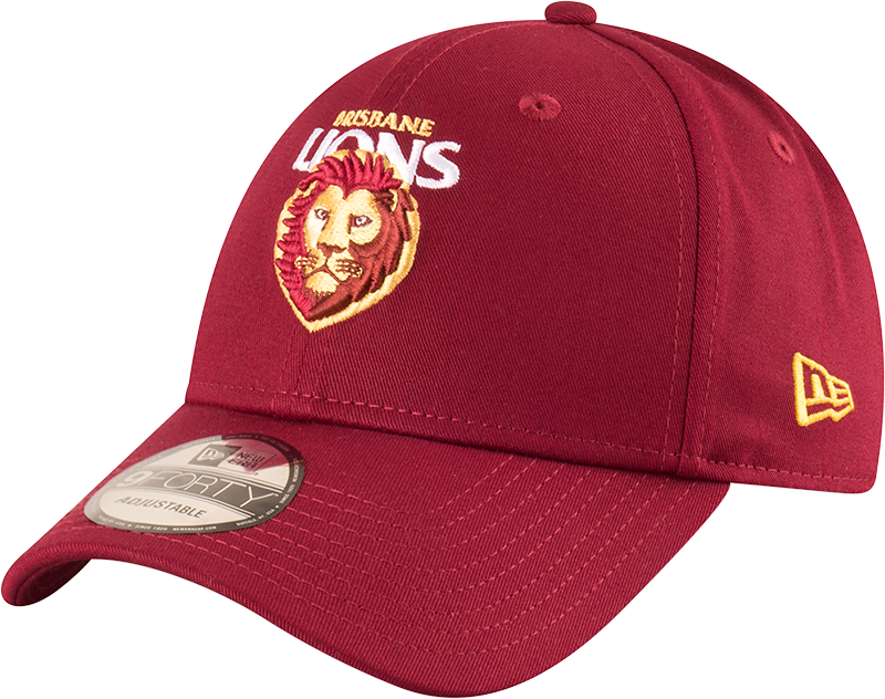 New Era Brisbane Lions 9Forty Badged Maroon OSFM