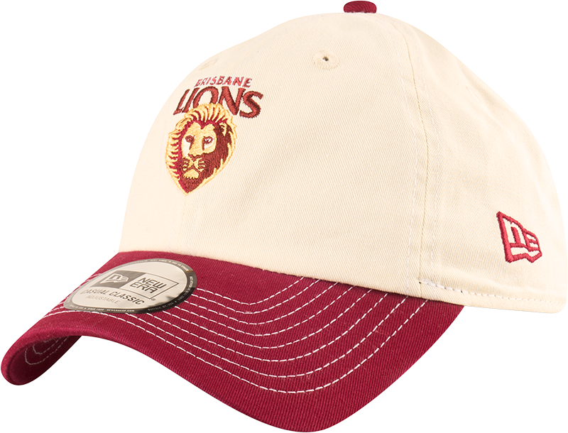 New Era Brisbane Lions Casual Classic Two Tone Chrome Contrast Beige OSFM