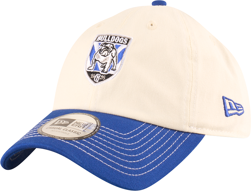 New Era Canterbury Bulldogs Casual Classic Two Tone Chrome Contrast Beige OSFM