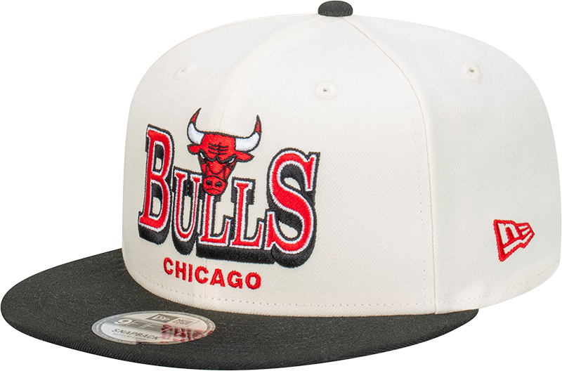 New Era Chicago Bulls 9Fifty Stack Script Chrome White OSFM