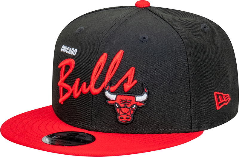 New Era Chicago Bulls 9Fifty Vintage Script Black/Red OSFM