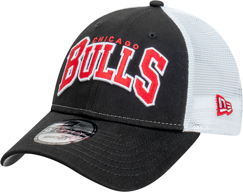 New Era Chicago Bulls 9Forty Arch Trucker Black/White OSFM