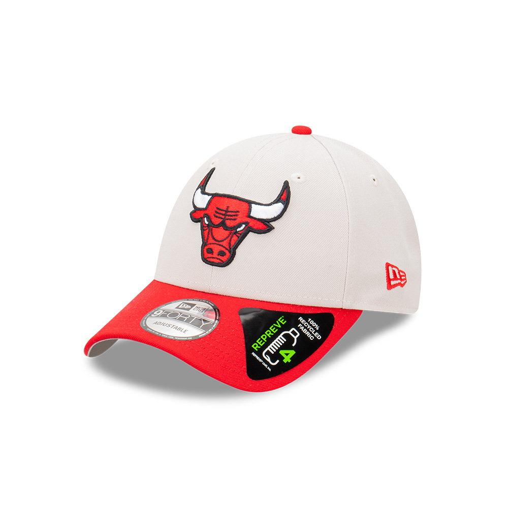 New Era Chicago Bulls 9Forty Toddler 2-Tone Repreve Stone/Red