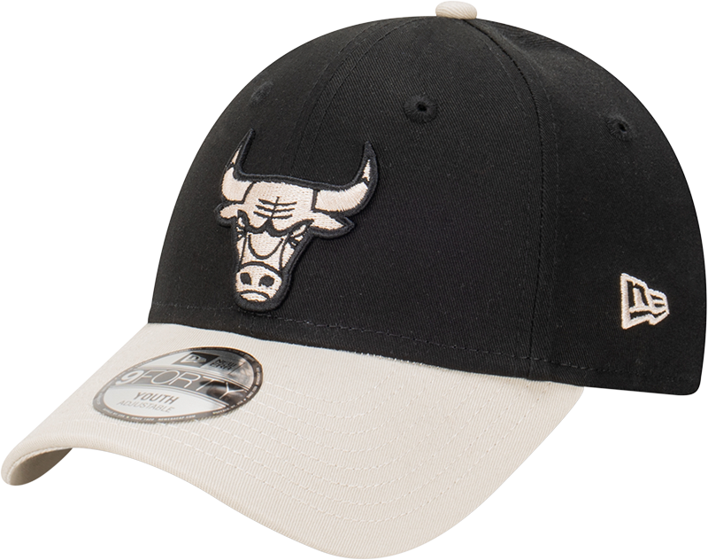 New Era Chicago Bulls 9Forty Youth Kids Black/Stone