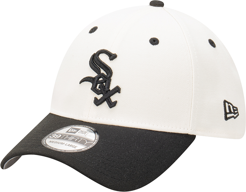 New Era Chicago White Sox 39Thirty 2-Tone Chrome White OTC M/L