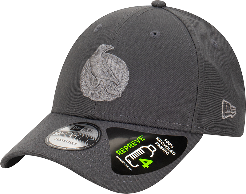New Era Collingwood Magpies 9Forty Tonal Repreve Graphite OSFM