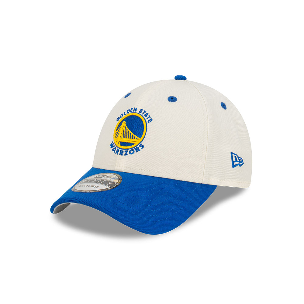 New Era Golden State Warriors 9Forty Champs Chrome White OSFM