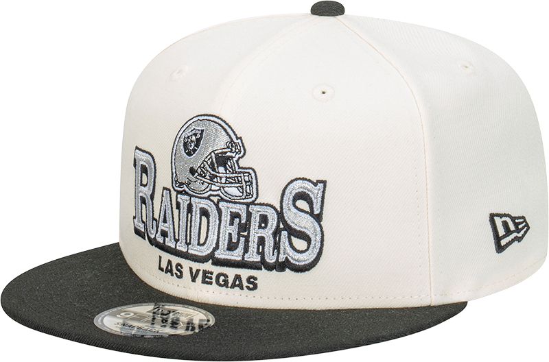 New Era Las Vegas Raiders 9Fifty Stack Script Chrome White OSFM