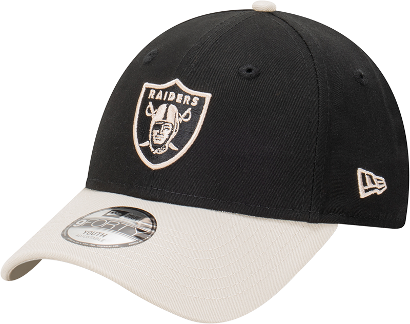 New Era Las Vegas Raiders 9Forty Youth Kids Black Stone