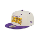 New Era Los Angeles Lakers 9Fifty Chrome White OSFM