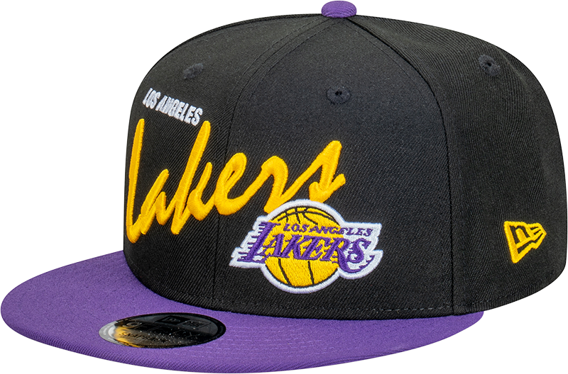 New Era Los Angeles Lakers 9Fifty Vintage Script Black/Purple OSFM