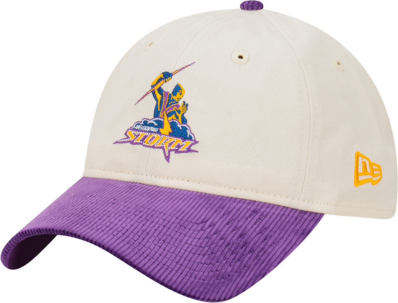 New Era Melbourne Storm 9Twenty Retro 2-Tone Cord Beige/Purple OSFM