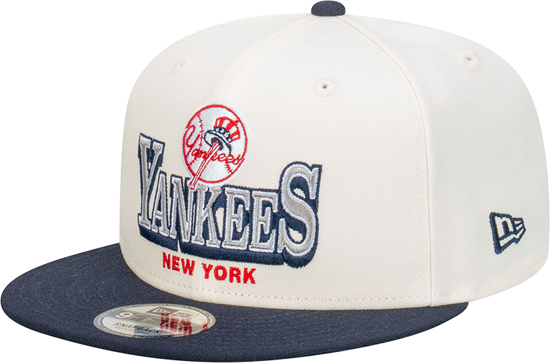 New Era New York Yankees 9Fifty Stack Script Chrome White OSFM