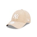 New Era New York Yankees 9Forty Women Heather Oatmeal OSFM
