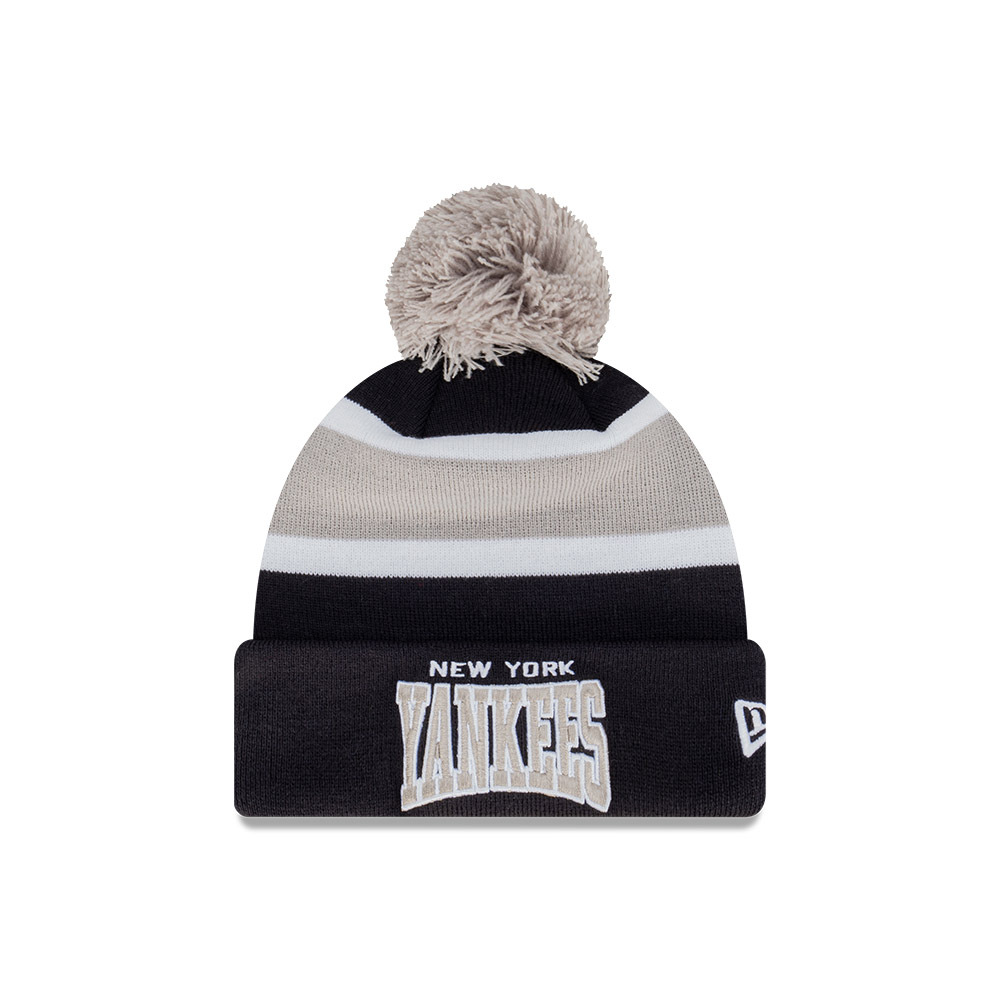 [196995261608] New Era New York Yankees Beanie Navy/Grey OSFM