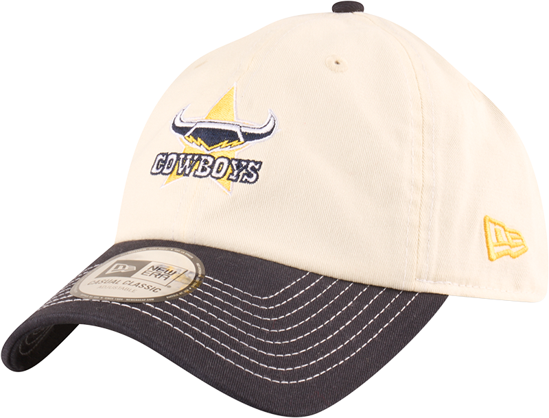 New Era North Queensland Cowboys Casual Classic Two Tone Chrome Contrast Beige OSFM