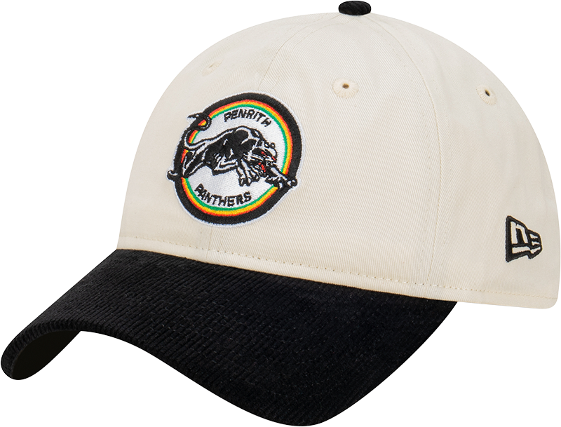 New Era Penrith Panthers 9Twenty Retro 2-Tone Cord Beige/Black OSFM