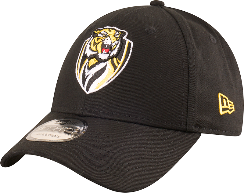 New Era Richmond Tigers 9Forty Badged Black OSFM