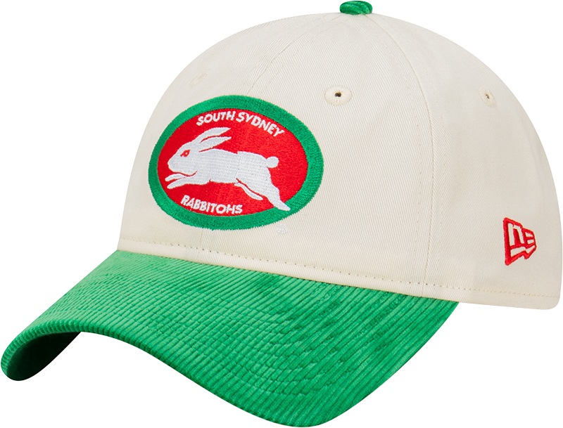 New Era South Sydney Rabbitohs 9Twenty Retro 2-Tone Cord Beige/Green OSFM
