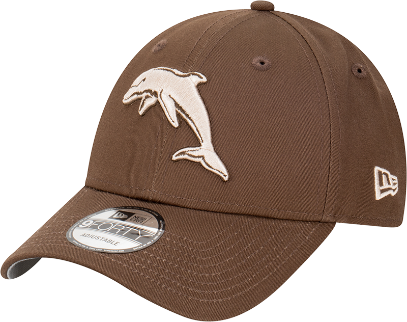 New Era The Dolphins 9Forty Heritage Walnut OSFM