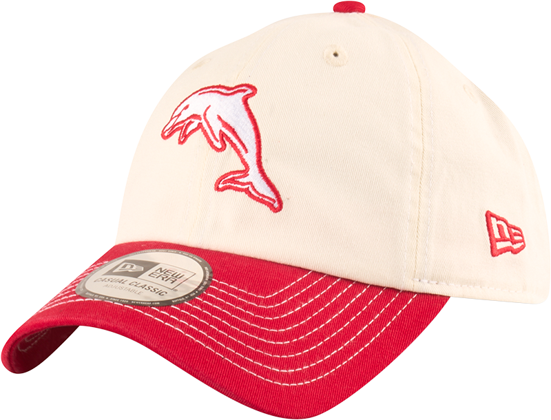 New Era The Dolphins Casual Classic Two Tone Chrome Contrast Beige OSFM