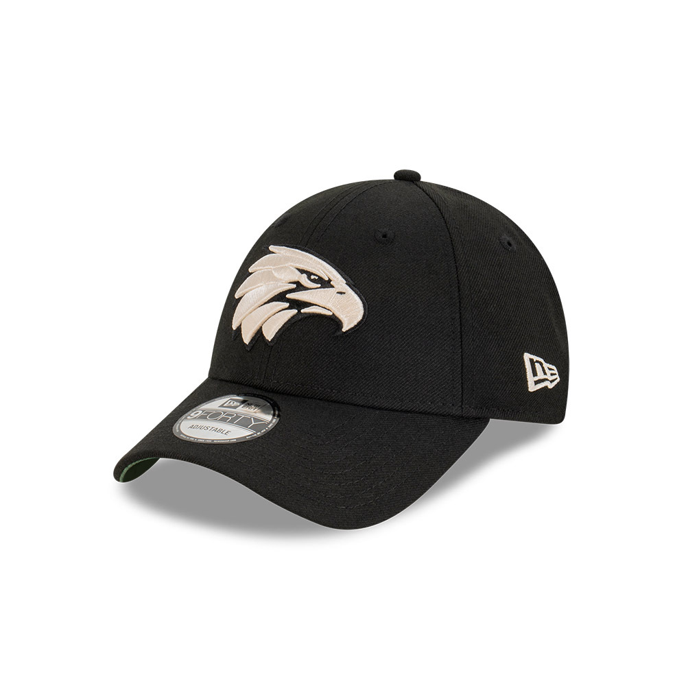 New Era West Coast Eagles 9Forty Kick Off 2023 Black OSFM
