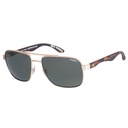 O'Neill ONS Alameda 001P Matte Gold Tortoise / Solid Green Polarised Lenses