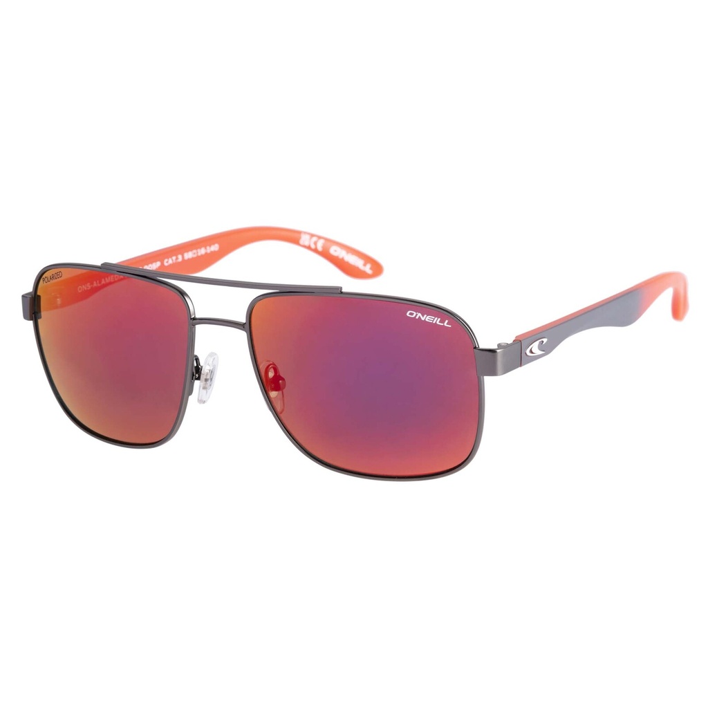 O'Neill ONS Alameda 2.0 005P Matte Gunmetal / Iridium Mirror Polarised Lenses