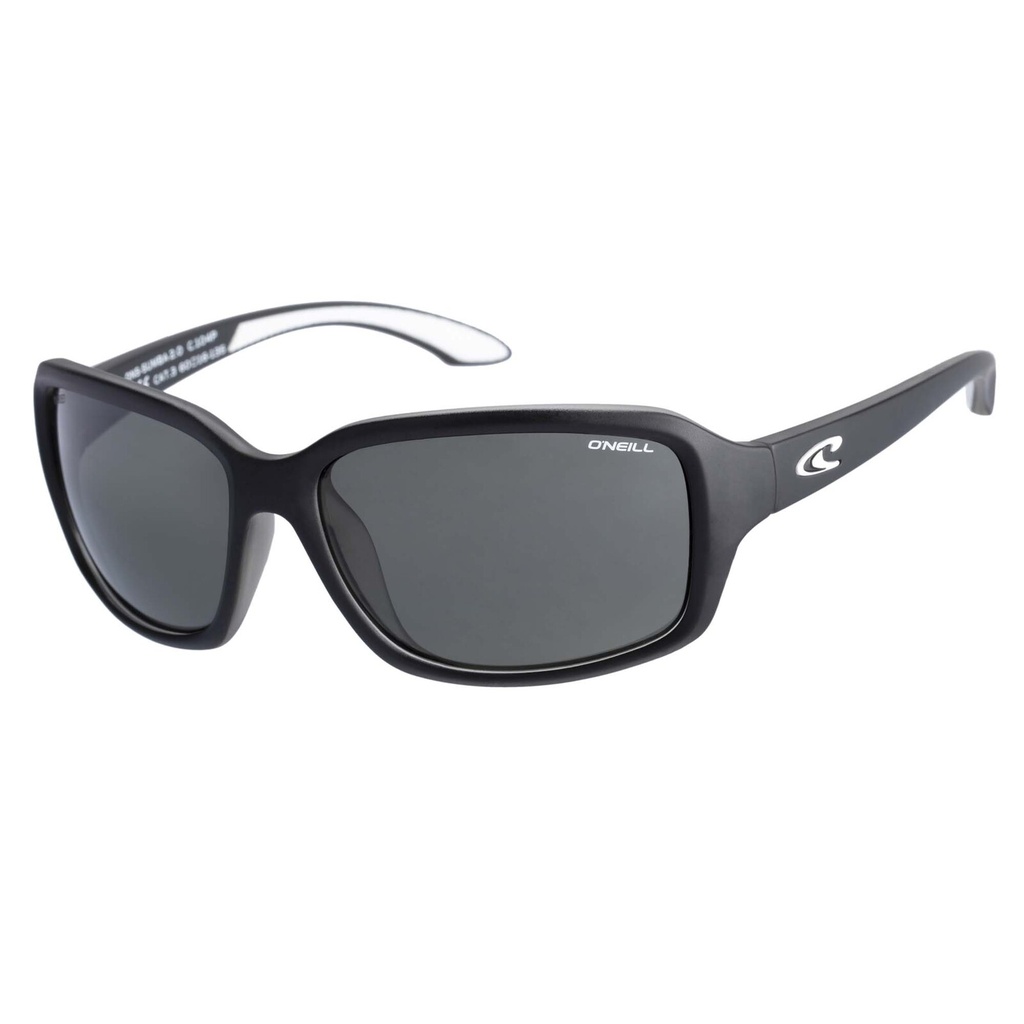 O'Neill ONS Sumba 2.0 104P Matte Black & Crystal / Solid Smoke Polarised Lenses