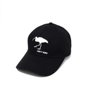 Rockos Caps - Ibis 6 Panel Black (Dirty Bird)