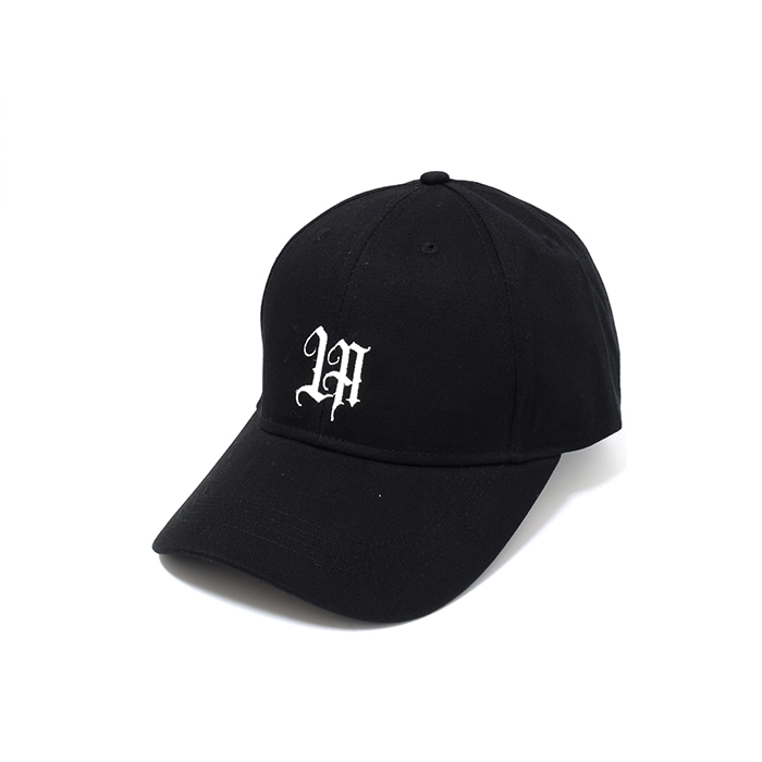Rockos Caps - LA Logo 6 Panel Black/White