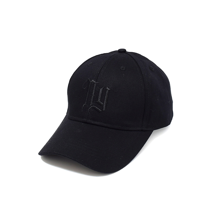 [9337217025566] Rocko's 6 Panel Cap NY Logo Black/Black